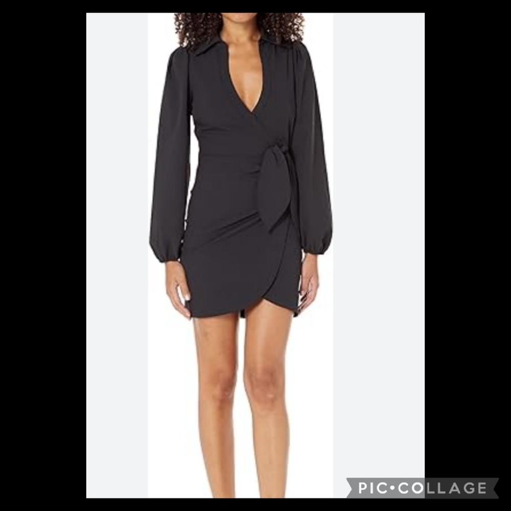 Black V-Neck dress